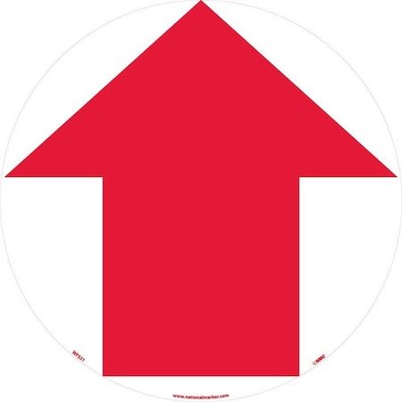 Nmc WALK ON FLOOR SIGN, 17 DIA, WFSM21 WFSM21